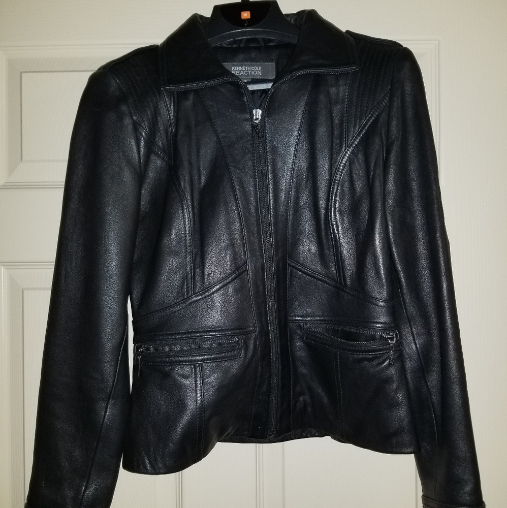 Kenneth Cole Reaction Leather Jacket